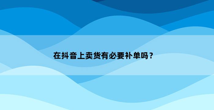 飞马电商补单