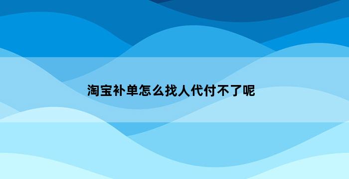 飞马电商补单