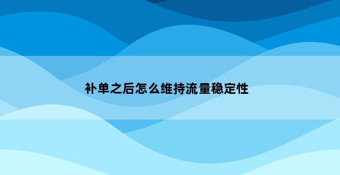 飞马电商补单